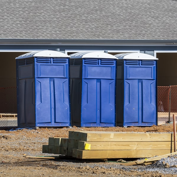 are there different sizes of portable restrooms available for rent in College Corner OH